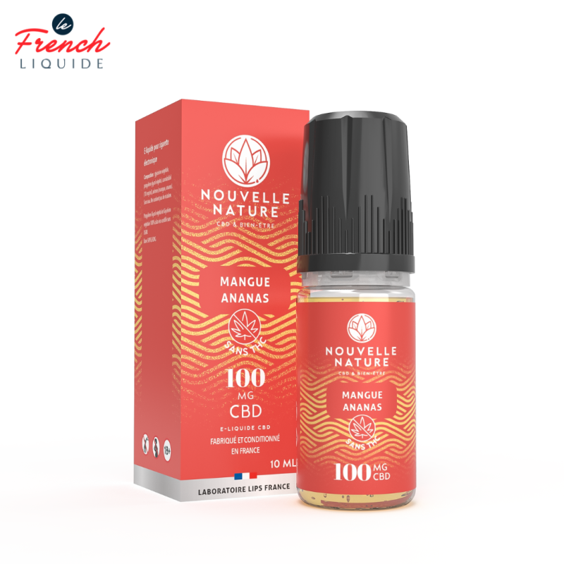 Mangue Ananas CBD 10ml - Le French Liquide