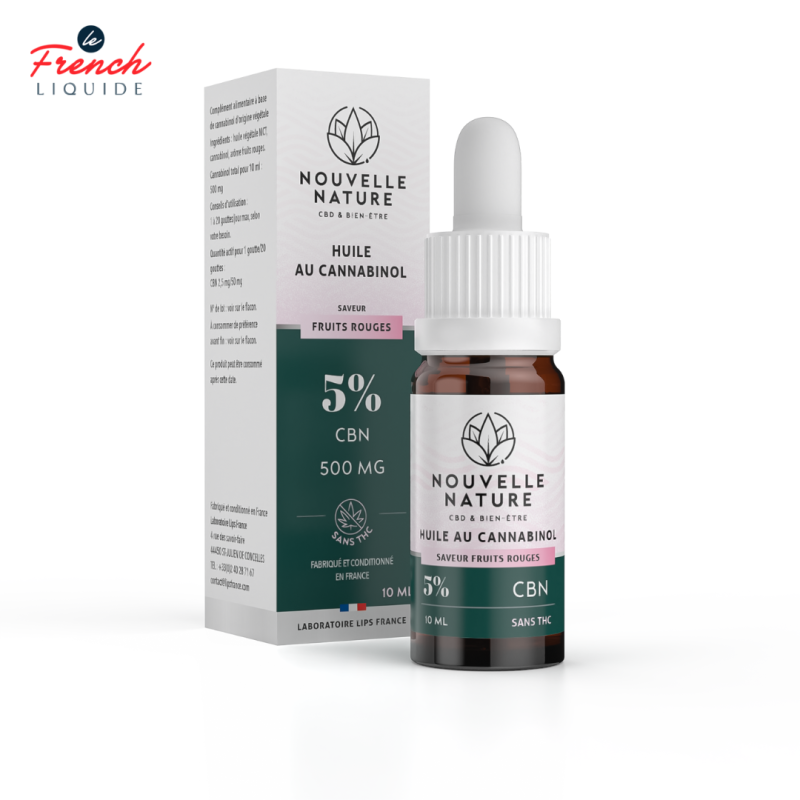 Huile Fruits Rouges CBN 10ml - Nouvelle Nature by Le French Liquide