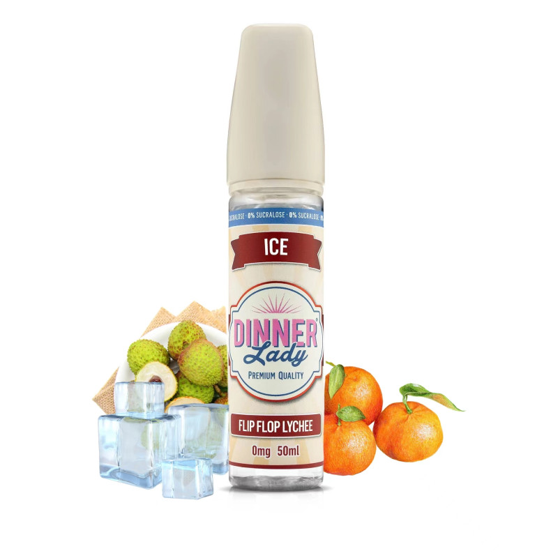 Flip Flop Lychee 50ml 0% Sucralose - Dinner Lady