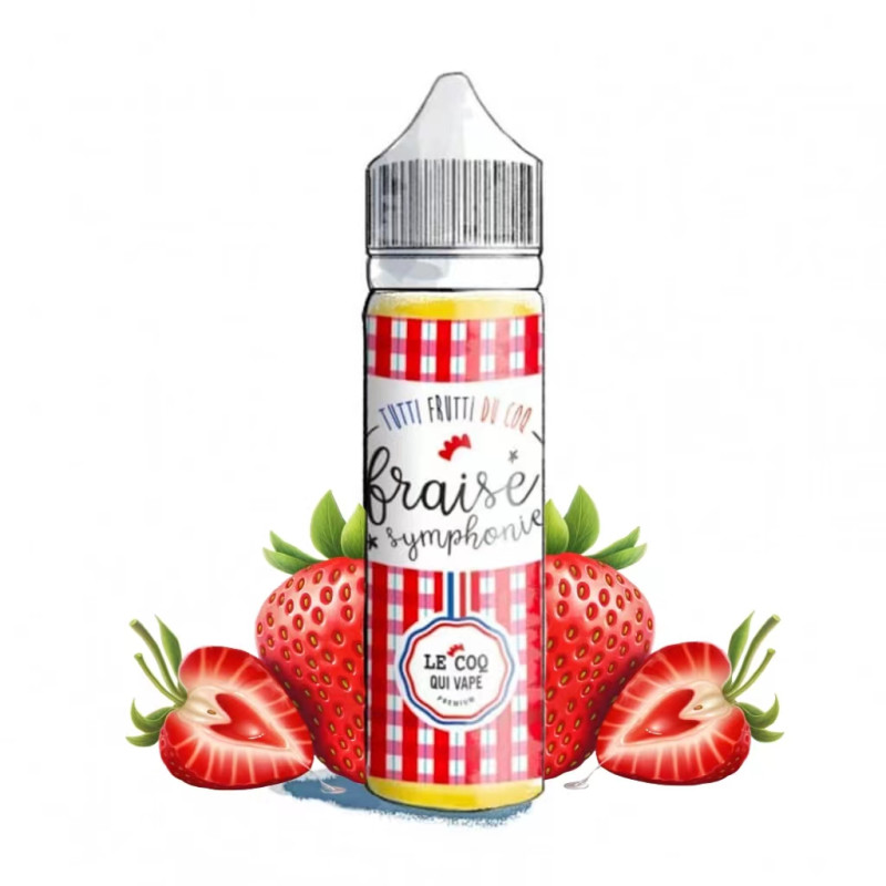 Fraise Symphonie 50ml - Tutti frutti du Coq