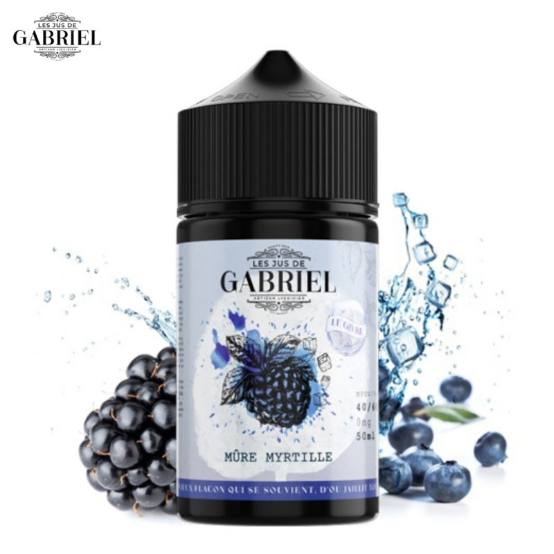 Mure & Myrtille Glacées 50ml - Jus Gabriel