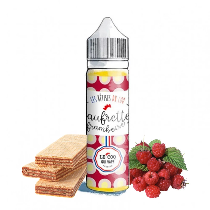 Gaufrette Framboise 50ml - Les Bêtises du Coq