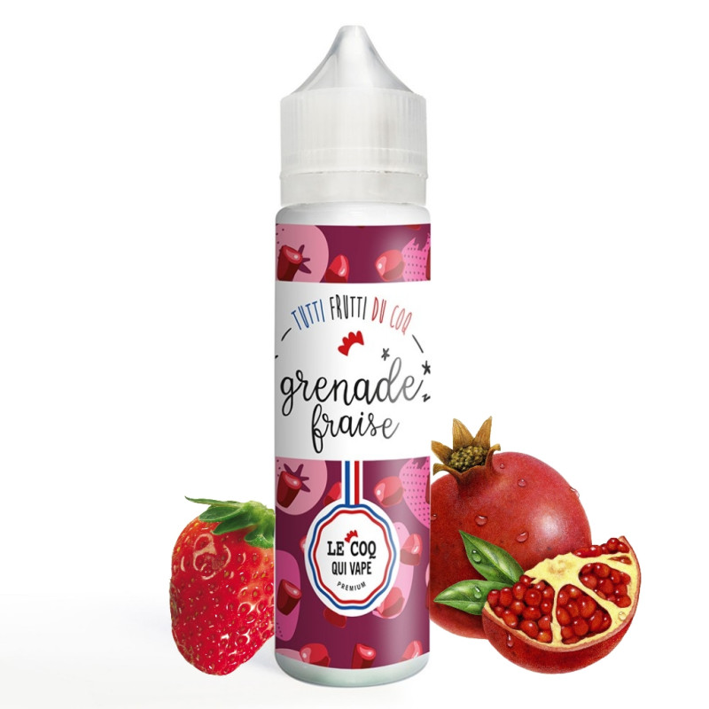 Grenade Fraise 50ml - Tutti frutti du Coq