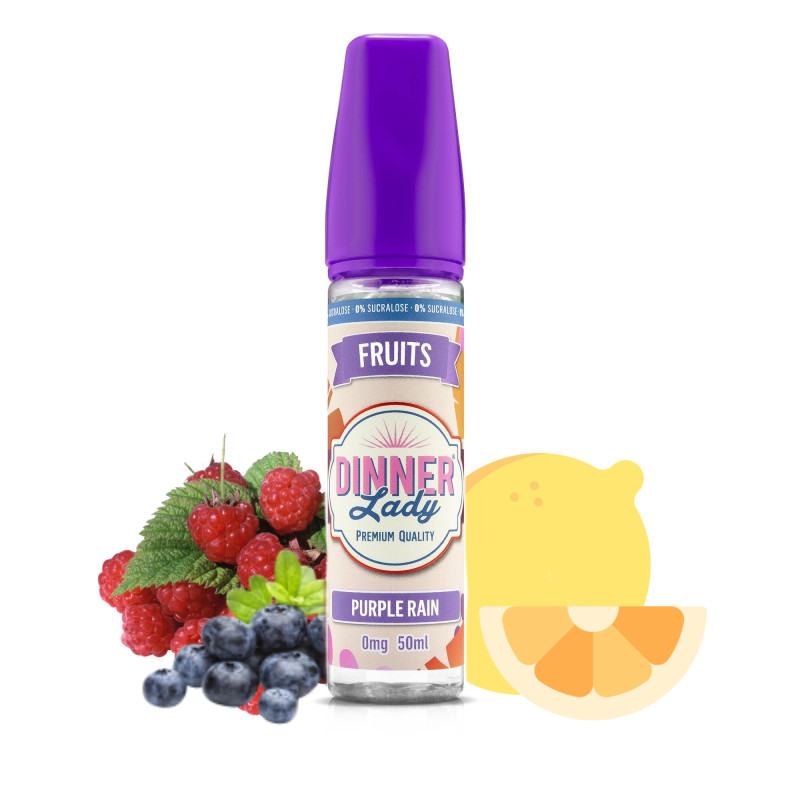 Purple Rain 50ml 0% Sucralose - Dinner Lady