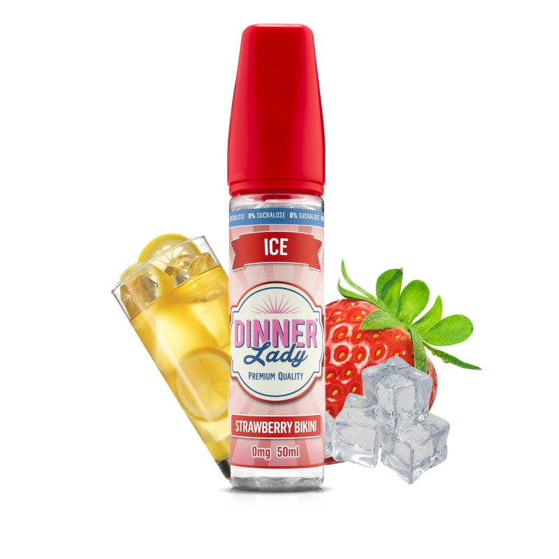 Strawberry Bikini 50ml 0% Sucralose - Dinner Lady