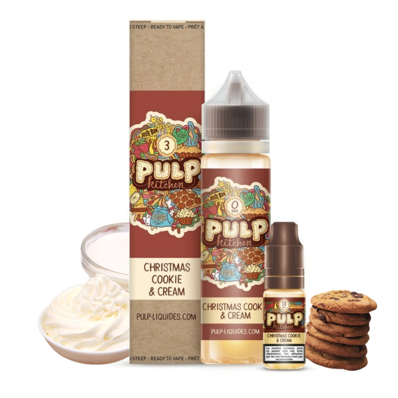 Pack Christmas Cookie & Cream 60ml - Pulp