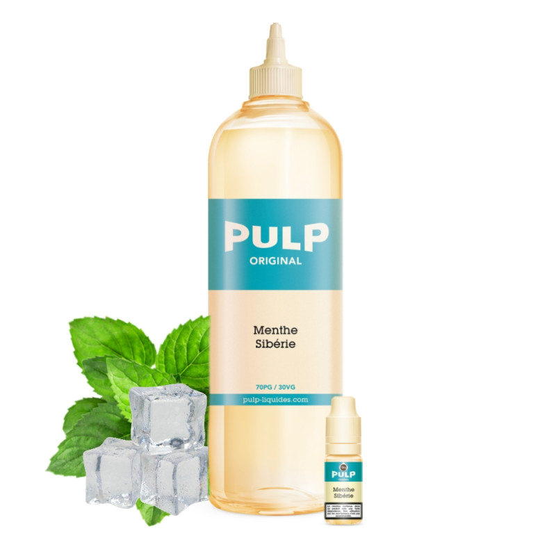 Pack Menthe Sibérie 1L + Booster - Pulp