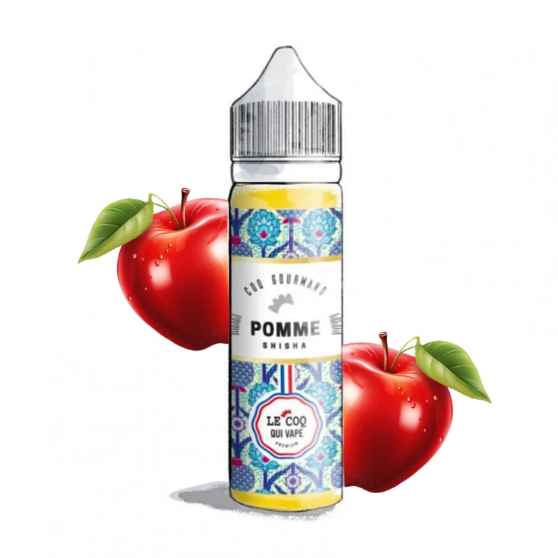 Pomme Shisha 50ml - Le Coq Gourmand