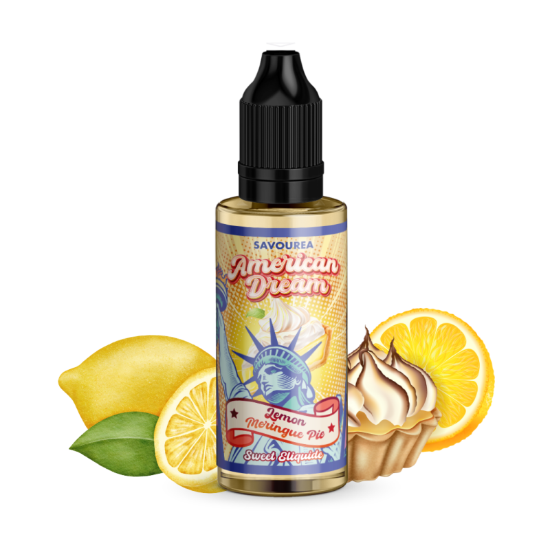 Concentré Lemon Meringue Pie 30ml - American Dream by Savourea