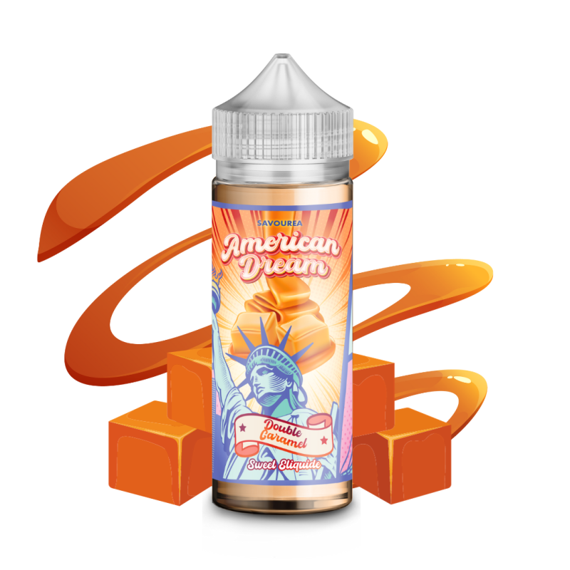 Double Caramel 100ml - American Dream by Savourea