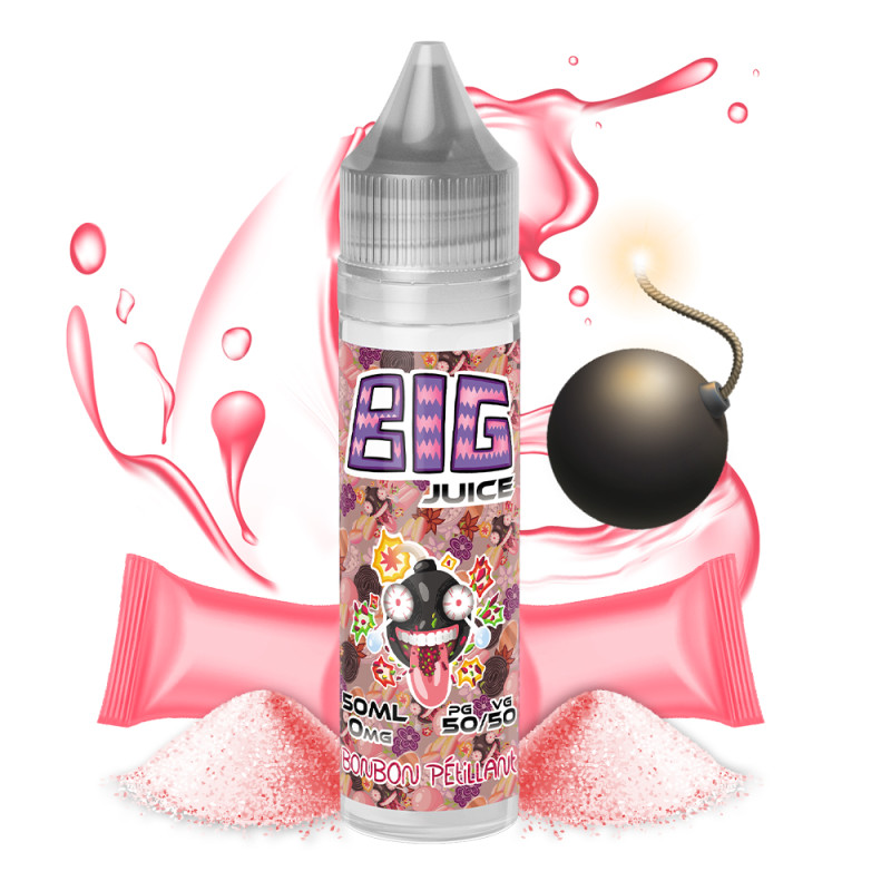 Bonbon pétillant 50 ml - Big juice