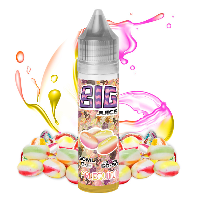 Bonbon arlequin 50 ml - Big juice