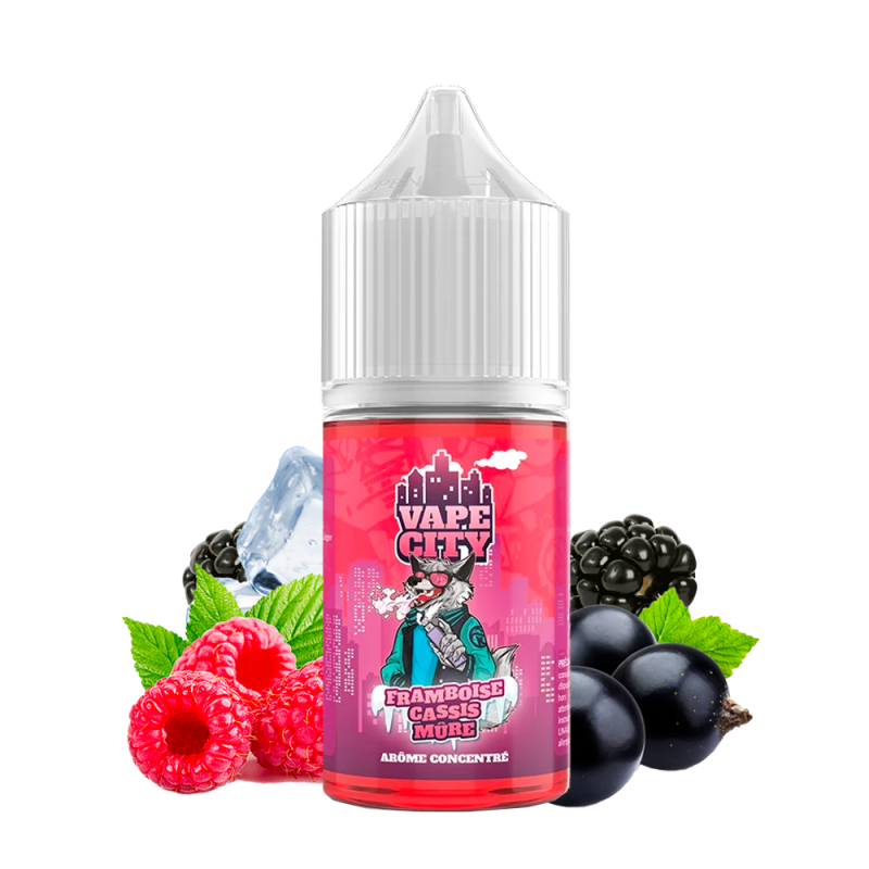 Concentré Framboise Cassis Mûre 30ml - Vape City