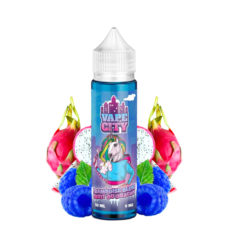 Framboise Bleue Fruit du Dragon 50ml - Vape City