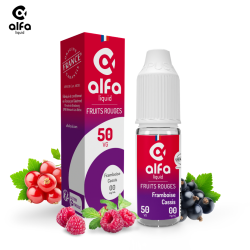 Alfaliquid Fruitées - Framboise Cassis 10ml