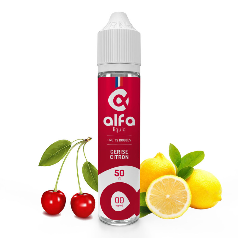 Cerise Citron 50ml - Alfaliquid Fruitées