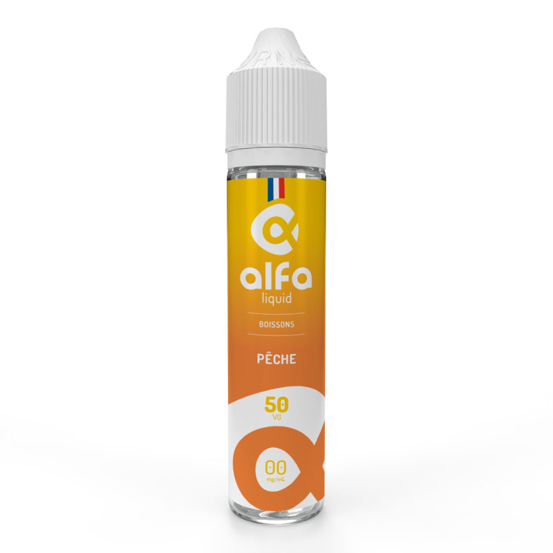 Pêche 50ml - Alfaliquid Fruitées