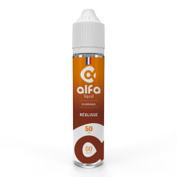 Réglisse 50ml - Alfaliquid Gourmandes