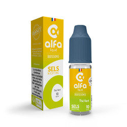 Thé Vert Salt 10ml - Alfaliquid Boissons