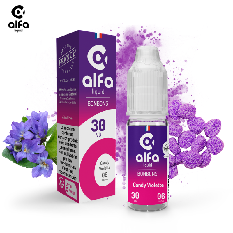 Alfaliquid Bonbons - Candy Violette 10ml