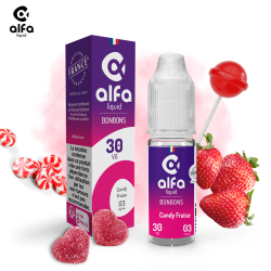 Alfaliquid Bonbons - Candy Fraise 10ml