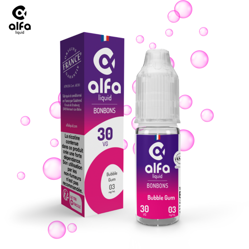 Alfaliquid Bonbons - Bubble Gum 10ml