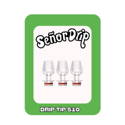 Drip Tip 510 Glass Cup - Señor Drip Tip