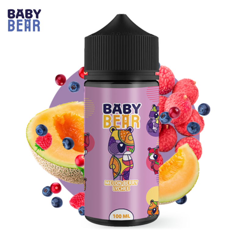 Melon Berry Lychee 100ml - Baby Bear