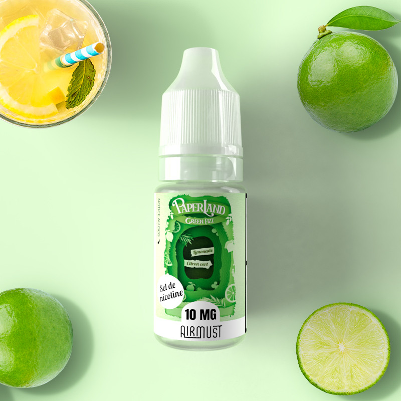 Green Fizz 10ml Nic Salt - Paperland by Airmust