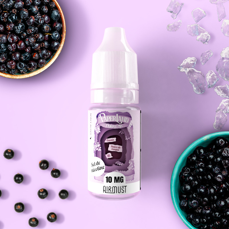 Purple Mix 10ml Nic Salt - Paperland by Airmust