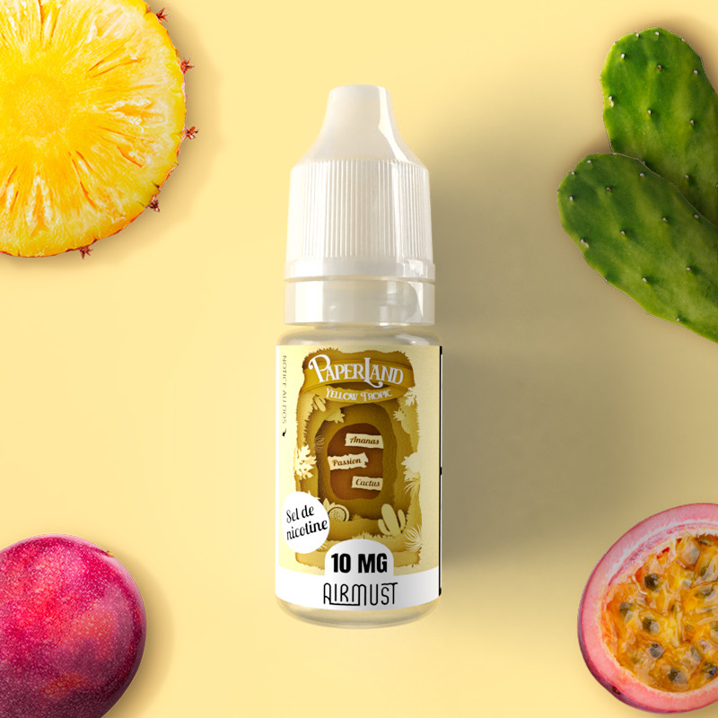 Yellow Tropic 10ml Nic Salt - Paperland by Airmust