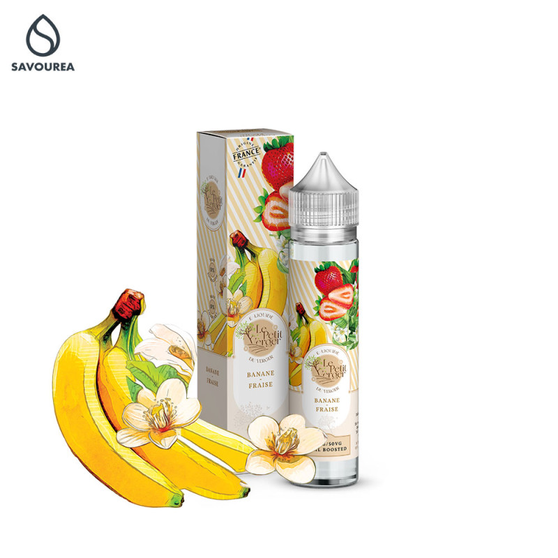 Banane Fraise 50ml - Le Petit Verger by Savourea