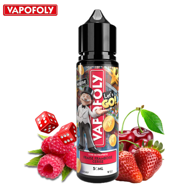 Fraise Framboise Cerise 50ml - Vapofoly