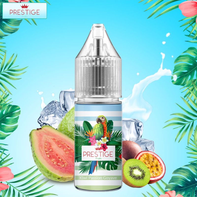 Kiwi Passion Goyave Nic Salt 10ml - Prestige Fruits