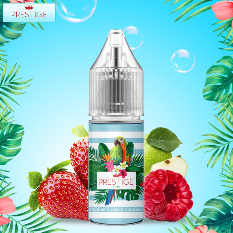 Pomme Fraise Framboise Nic Salt 10ml - Prestige Fruits