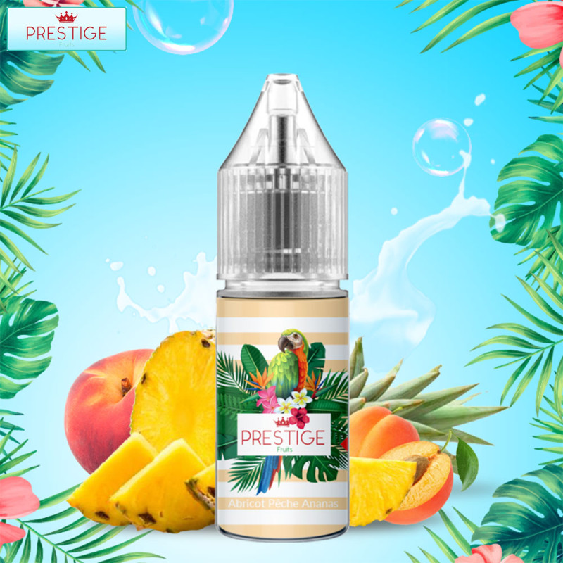 Abricot Pêche Ananas Nic Salt 10ml - Prestige Fruits