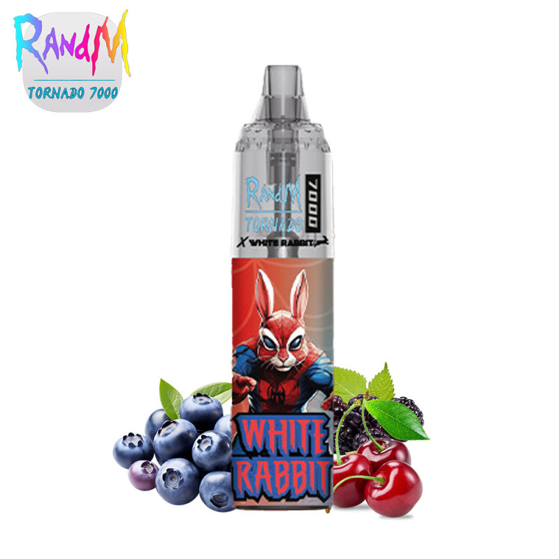 Blue Razz Cherry 7000 puffs - Tornado by RandM