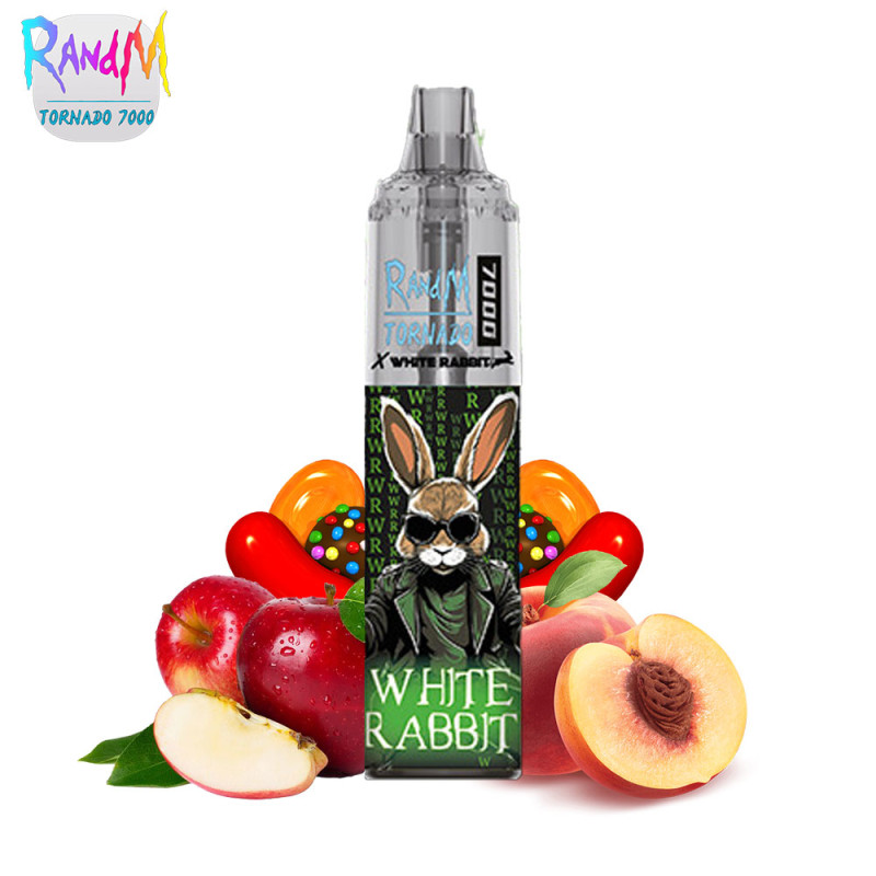 Apple Peach Bonbon 7000 puffs - Tornado by RandM