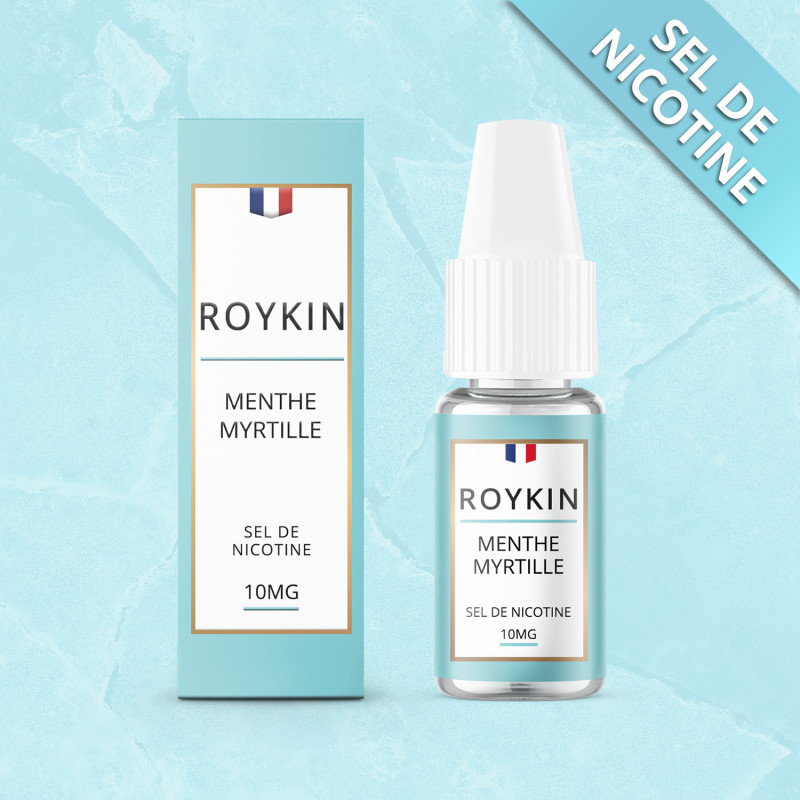 Menthe Myrtille 10ml Nic Salt - Roykin