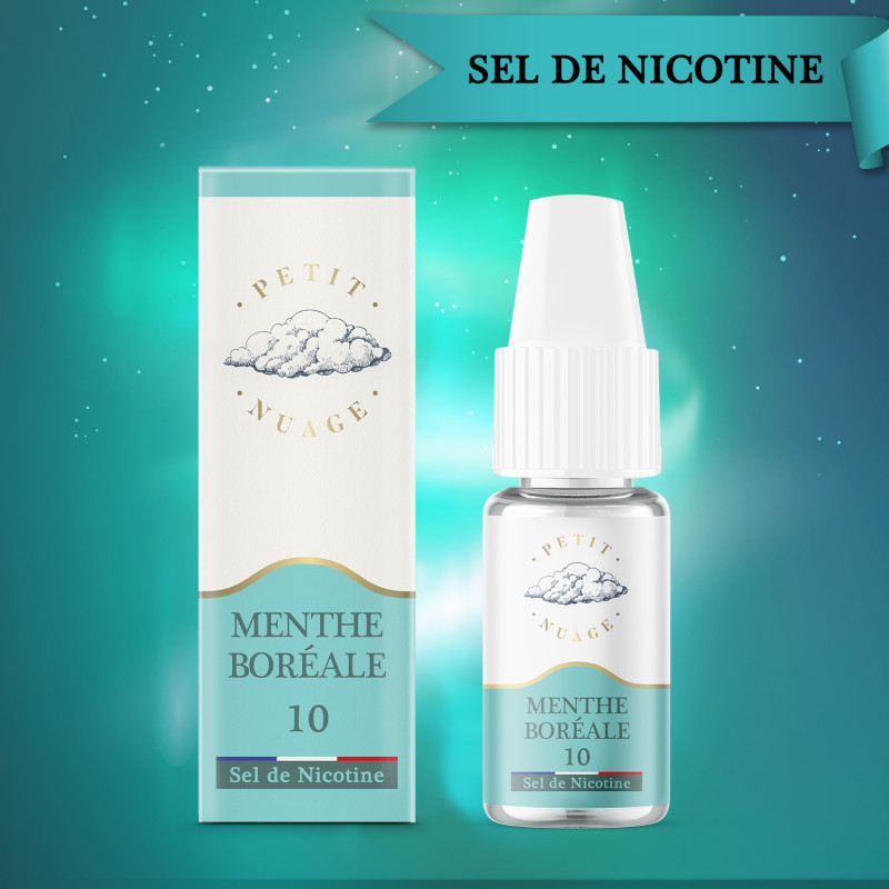 Menthe Boréale 10ml Nic Salt - Petit Nuage