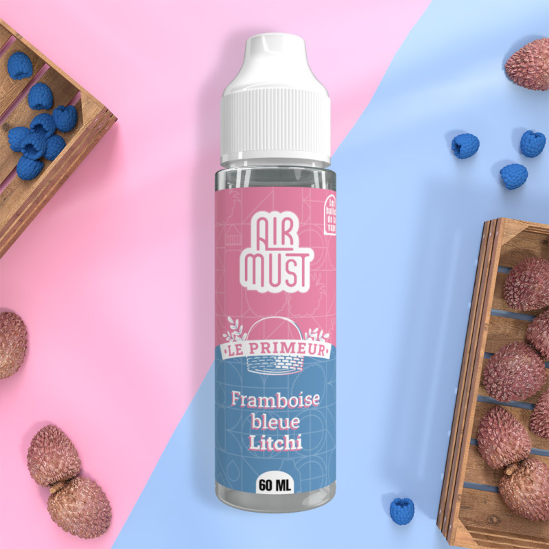 Framboise Bleue Litchi 60ml - Le Primeur by Airmust