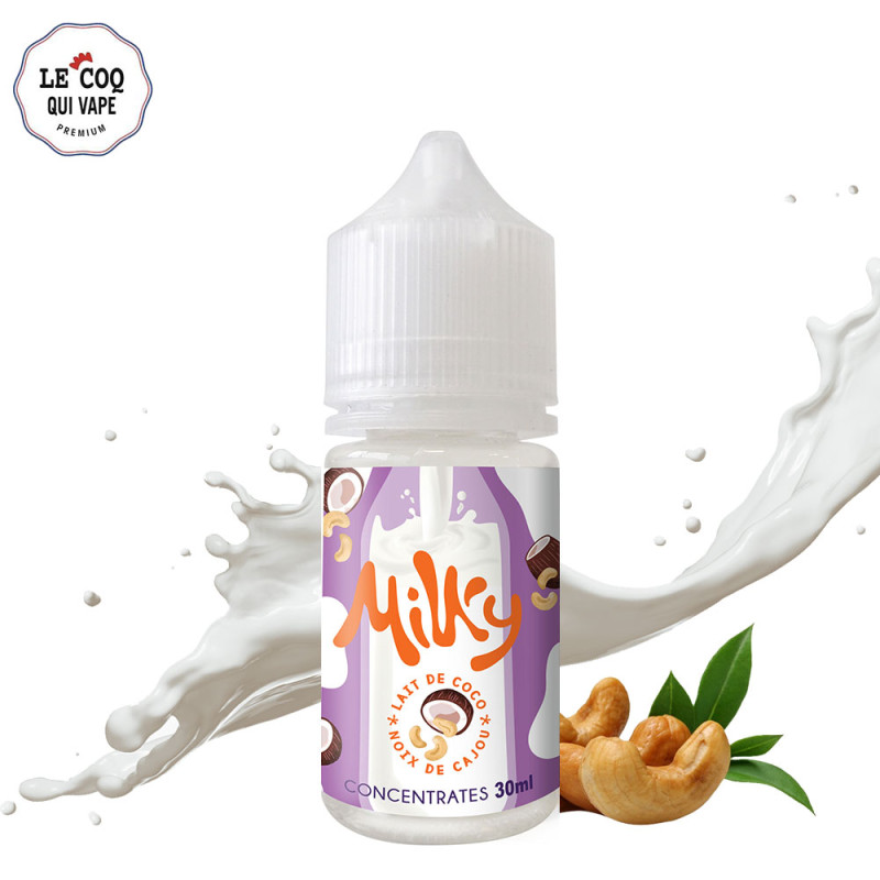 Concentré Milky Coco Cajou 30ml - Le Coq Qui Vape