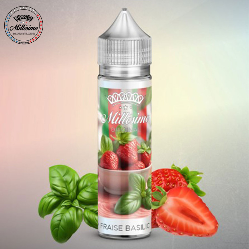 Fraise Basilic 50ml - Millésime