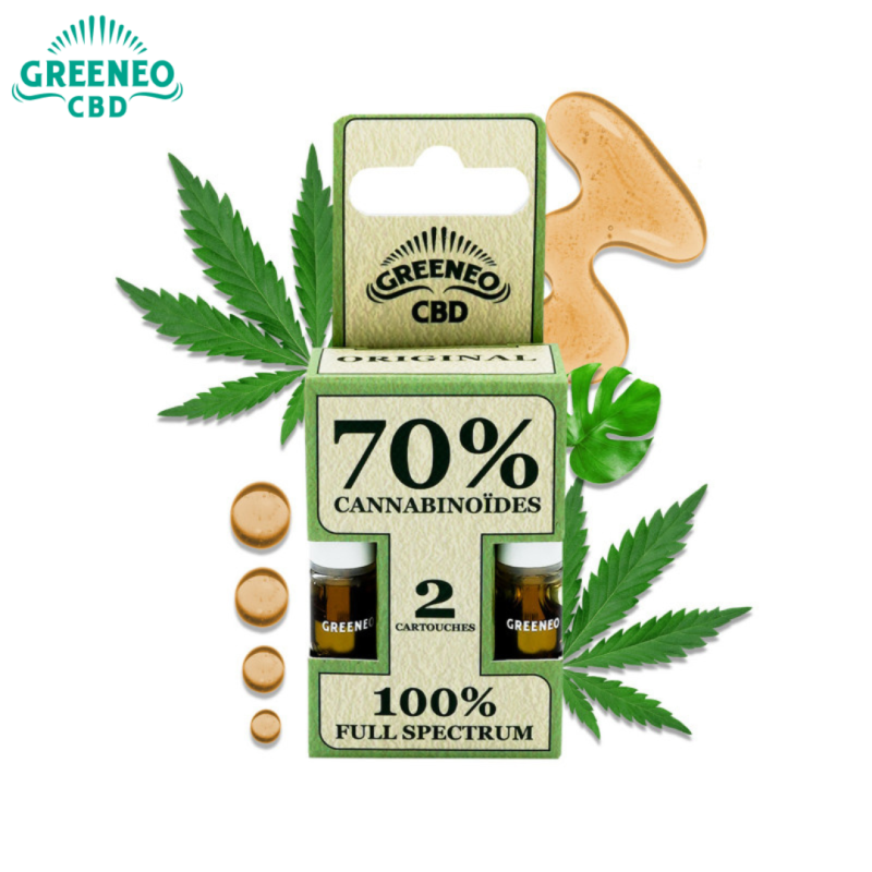 Cartouches Original CBD 70% (2pcs) - Greeneo