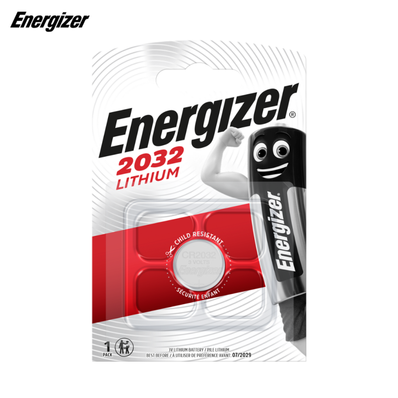 Pile bouton Lithium CR2032 FSB1 (1pc) - Energizer