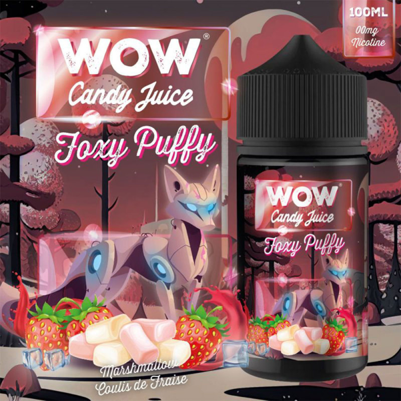 Foxy Puffy 100ml - Wow Candy Juice Evolution by Made in Vape