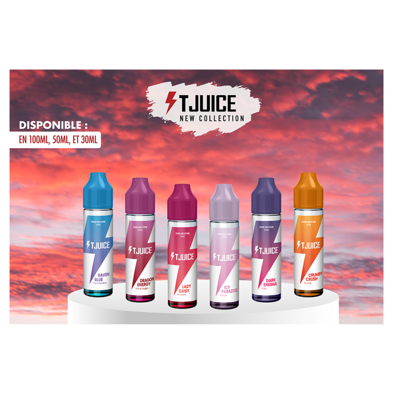 Carte des saveurs - Tjuice New collection