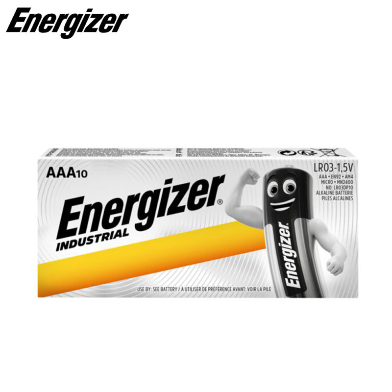 Piles Industrial AAA LR03 (pack de 10) - Energizer