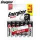 Piles Alcaline Power AA LR6 (4+2) - Energizer Max