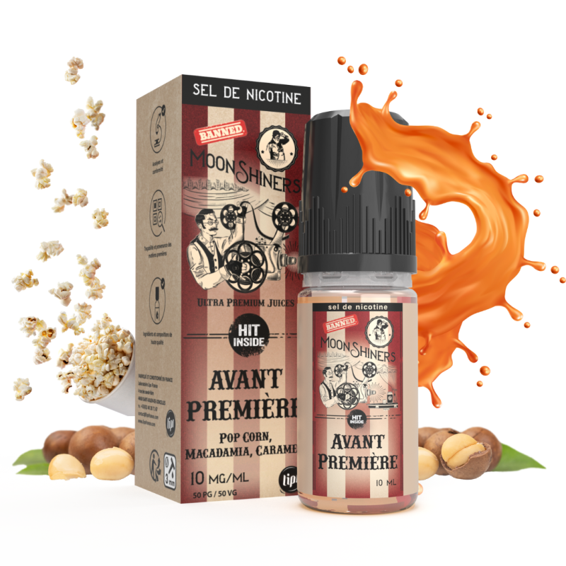 Moon shiners : Avant premiere 10ml SALT - Le French Liquide